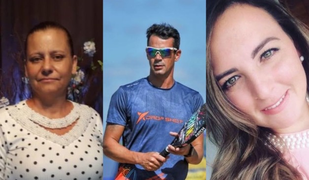 colagem com fotos das vítimas do acidente na br 376