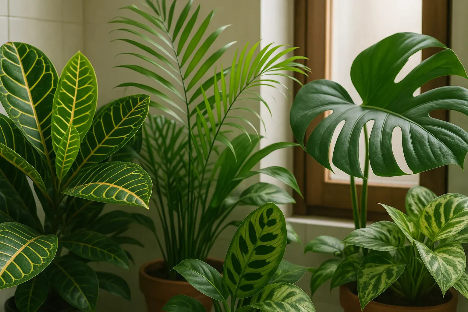 6 plantas tropicais perfeitas para banheiro que transformam qualquer um em mestre da decoração