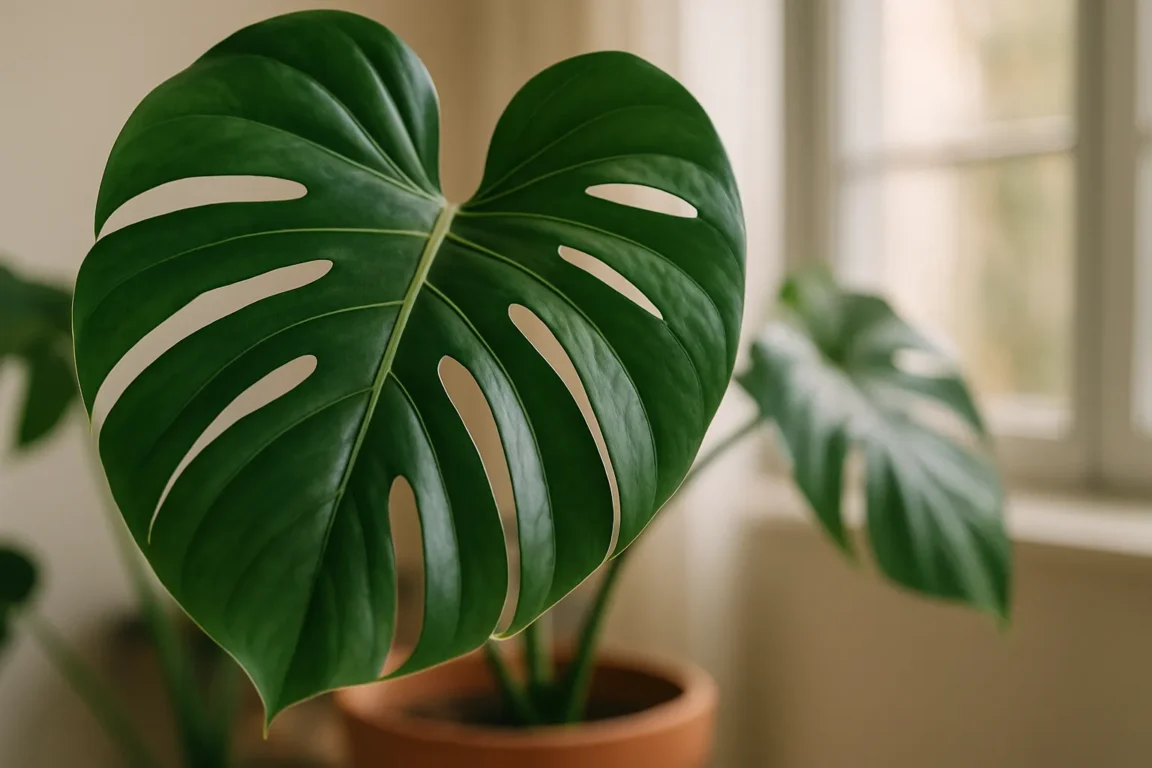 A forma certa de cuidar da costela-de-adão para folhas grandes sem rasgos ou manchas