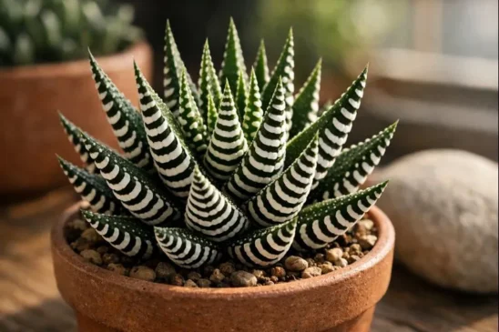 A regulagem simples que faz a suculenta zebra recuperar textura e simetria