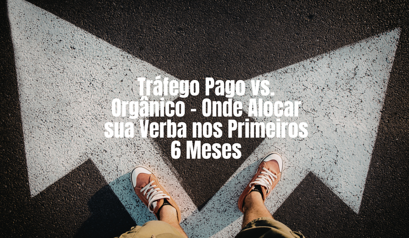 foto gerada por ia para ilustrar tráfego pago vs orgânico