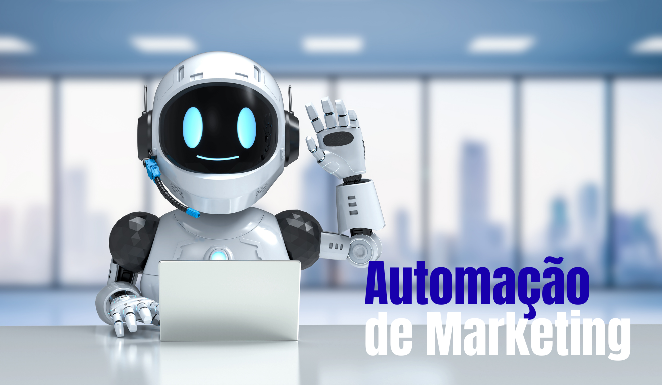 imagem gerada por IA para ilustrar automação de marketing
