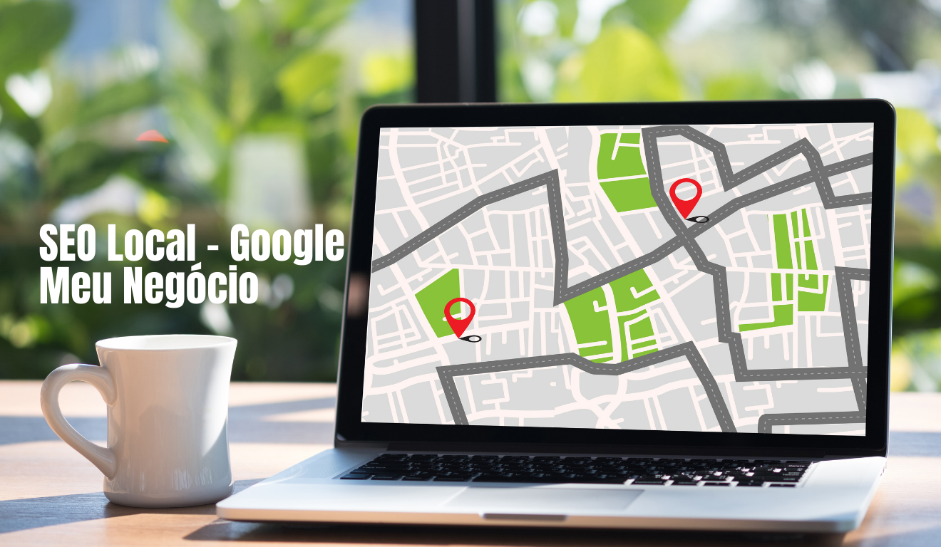 imagem gerada por IA para representar o SEO Local - Google Meu Negócio