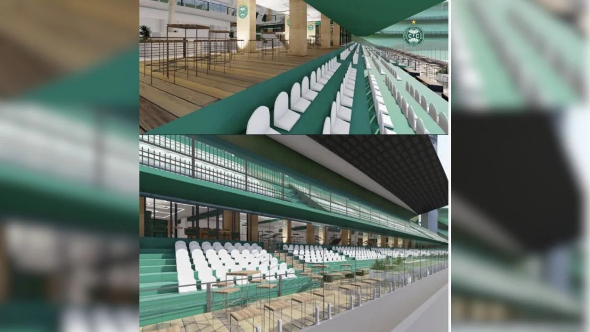 Prospecto do novo camarote do Coritiba Prospecto do novo camarote do Coritiba