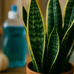 Como usar alho e detergente do jeito certo para manter sua espada-de-são-jorge livre de pragas sem veneno