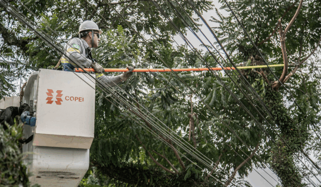Copel falta de luz vendaval Paraná