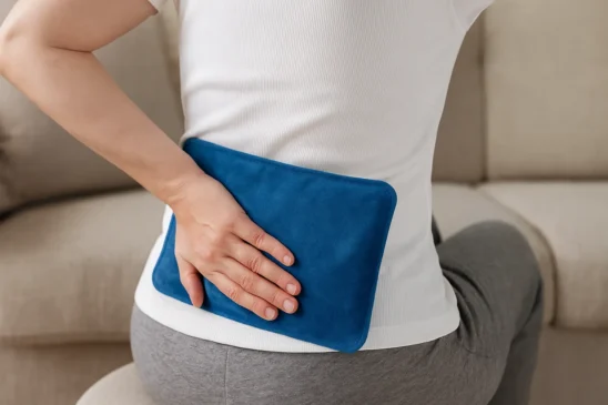 Esta é a forma correta de usar a bolsa térmica para aliviar dores na lombar