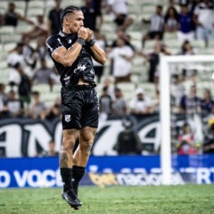 Fernando Sobral, novo refor&ccedil;o do Coritiba, comemora gol pelo Cear&aacute;