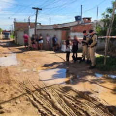 Local em que homem foi morto baleado em S&atilde;o Jos&eacute; dos Pinhais; cinco atiradores participarem do crime.