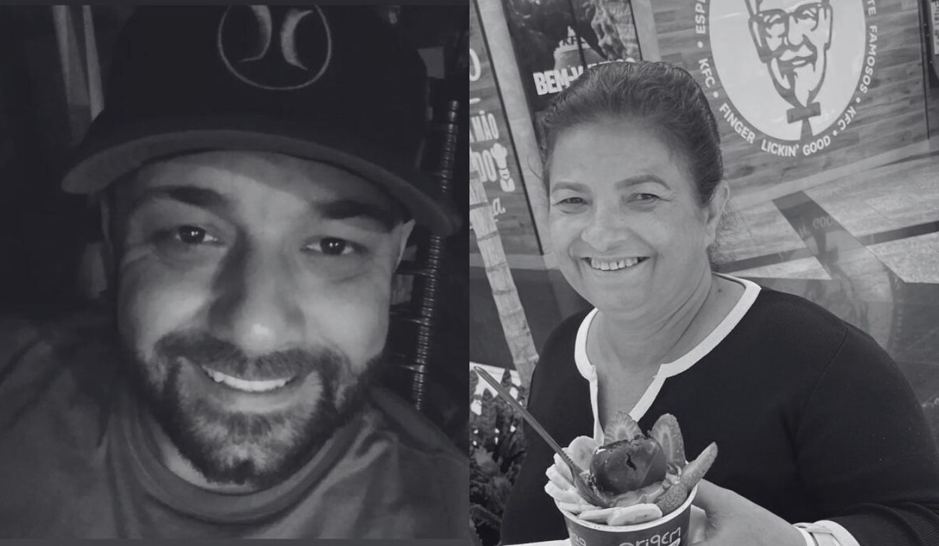 mãe e filho que morreram em acidente 