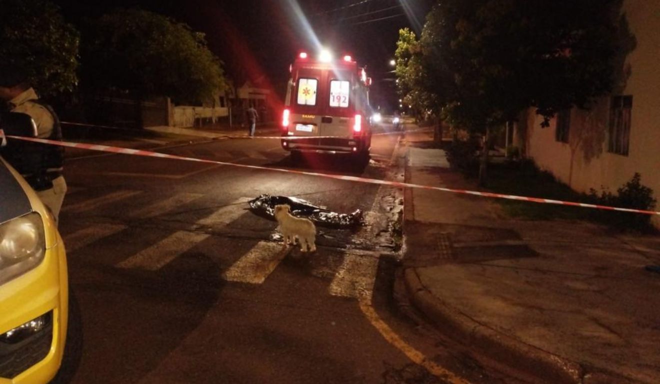 Local em que homem foi morto esfaqueado pela mulher, após discussão; ambos estavam bêbados