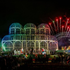 Espet&aacute;culo do Natal em Curitiba no Jardim Bot&acirc;nico