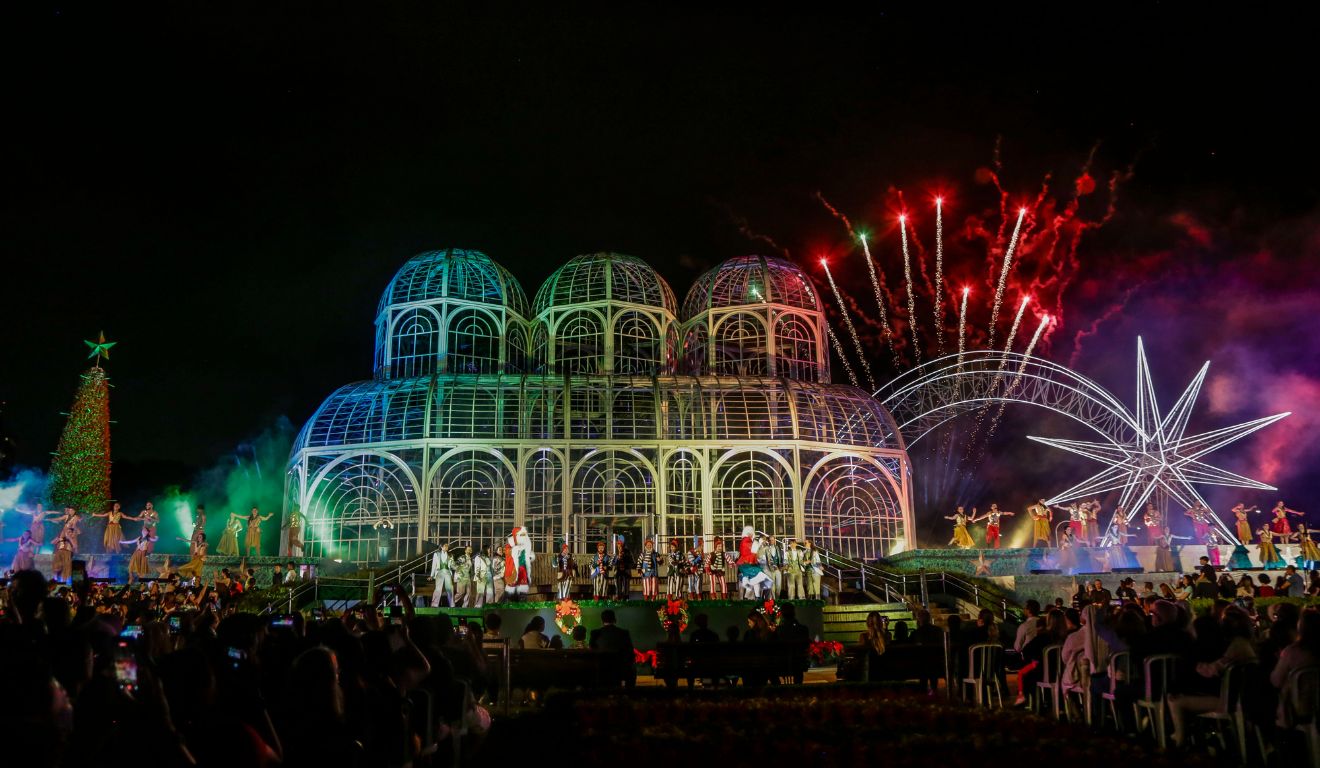Espetáculo do Natal em Curitiba no Jardim Botânico