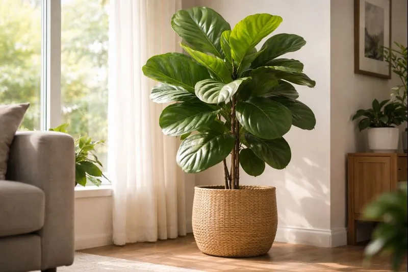 O ambiente certo para o ficus lyrata parar de perder folhas — fora do fluxo da casa