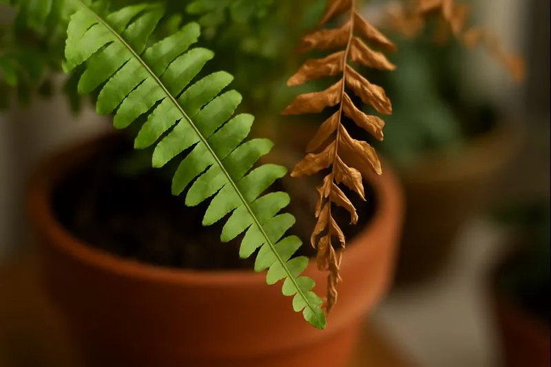 Por que algumas samambaias mantêm o verde vivo por meses e outras encharcam com facilidade