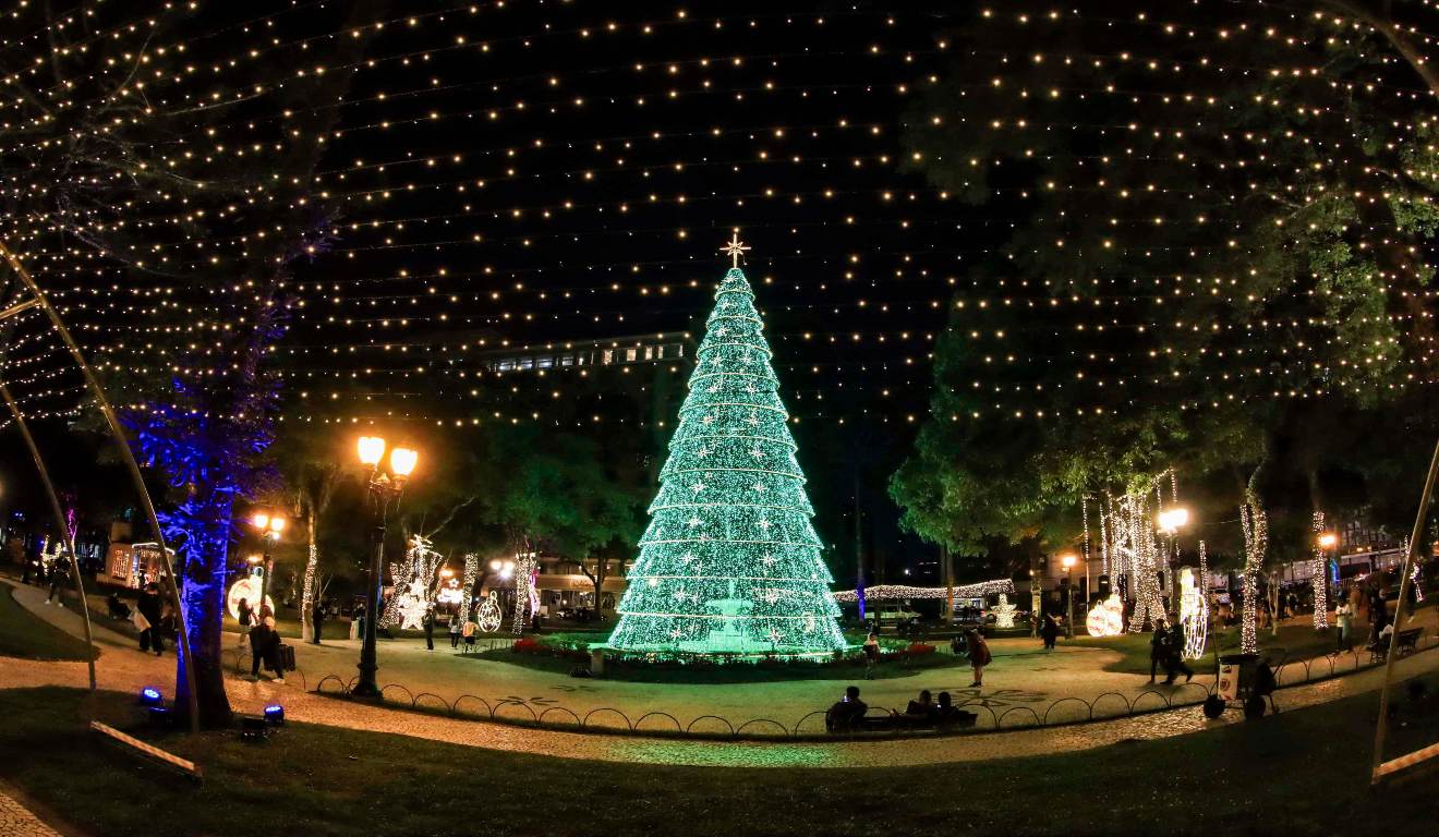 foto de decoração de natal em curitiba