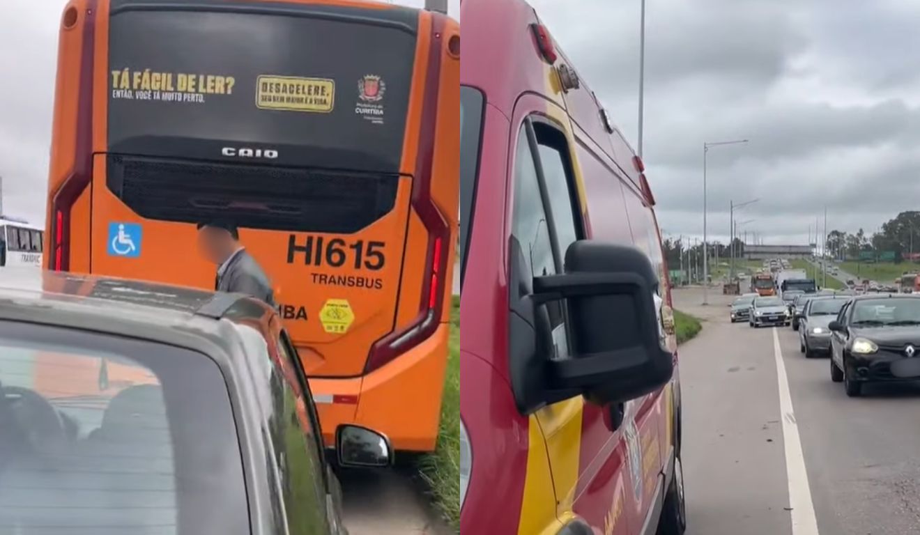 local onde aconteceu o acidente na Linha Verde