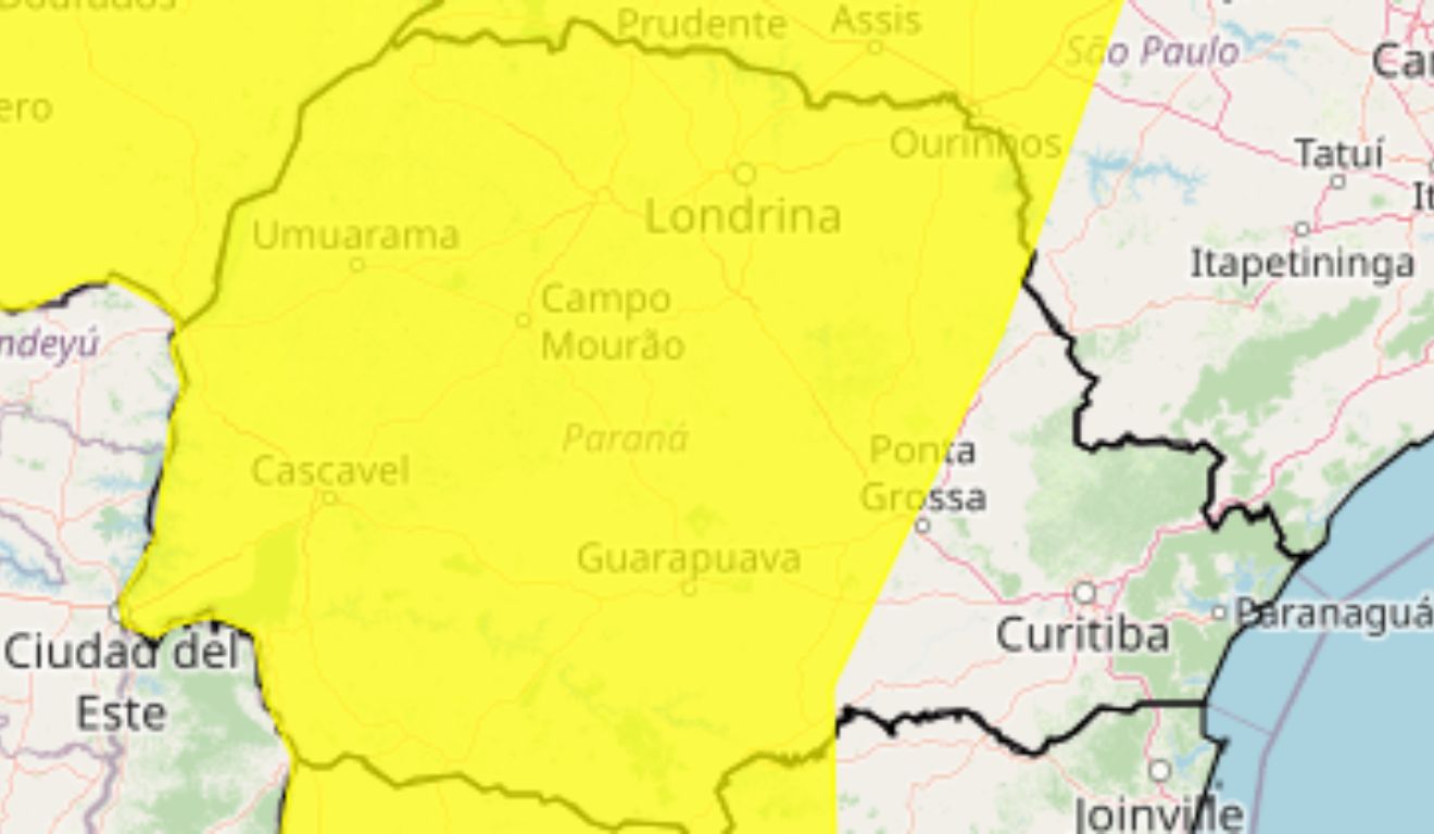 alerta amarelo no paraná