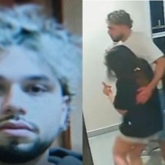 americano que deu socos em namorada no elevador