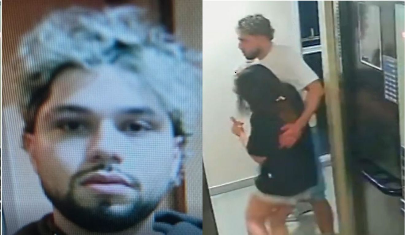 americano que deu socos em namorada no elevador