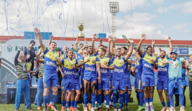 Andraus foi campeão da Segunda Divisão Paranaense em 2023. (Foto: Divulgação/Federação Paranaense de Futebol)