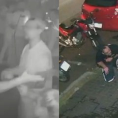 momento em que atleta é morto a tiros