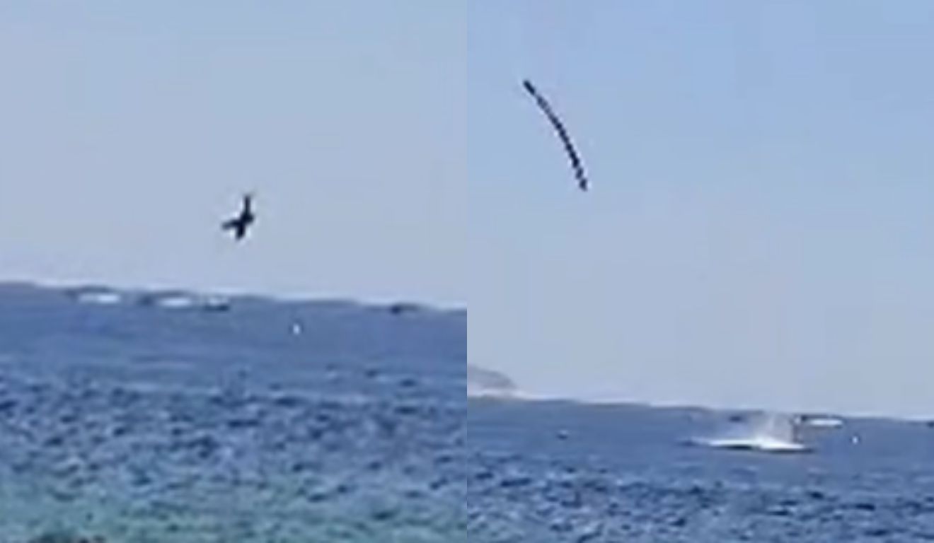 avião cai em copacabana