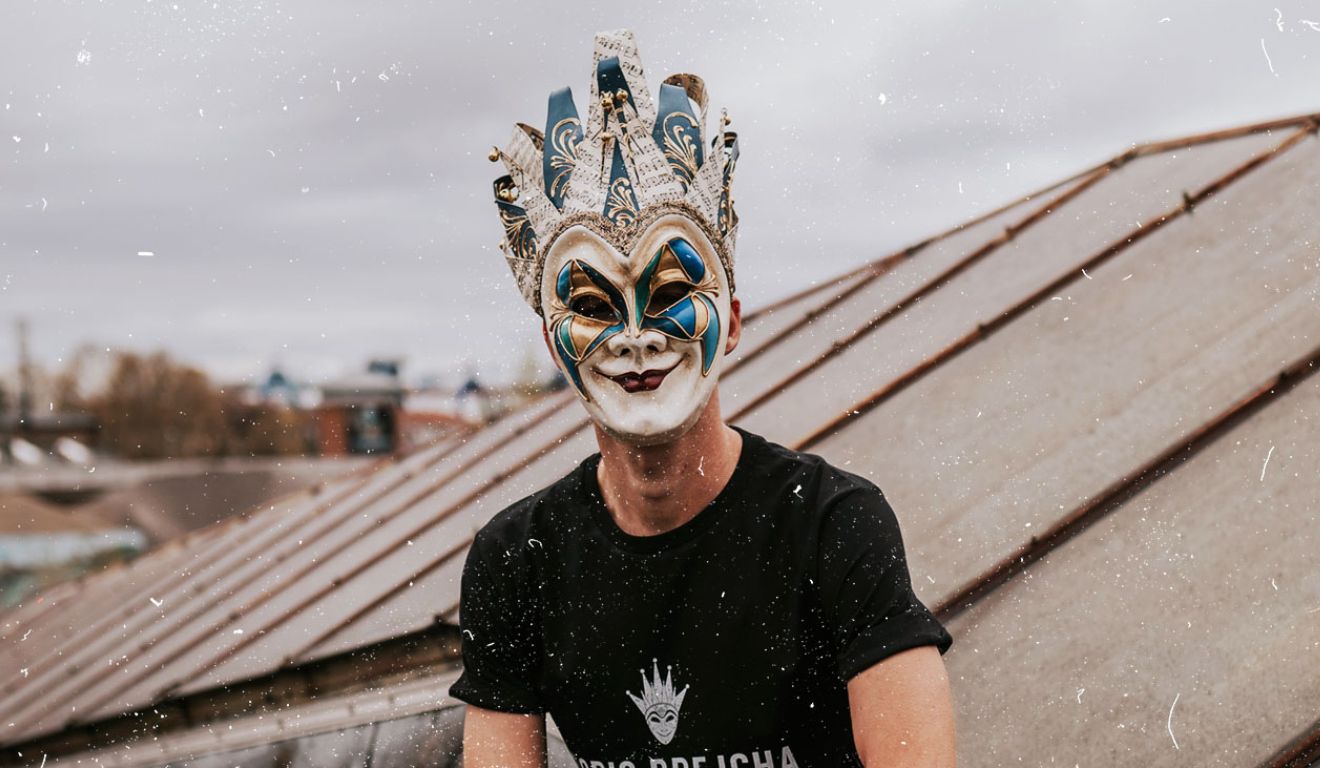 foto do boris brejcha, artista se apresenta em curitiba