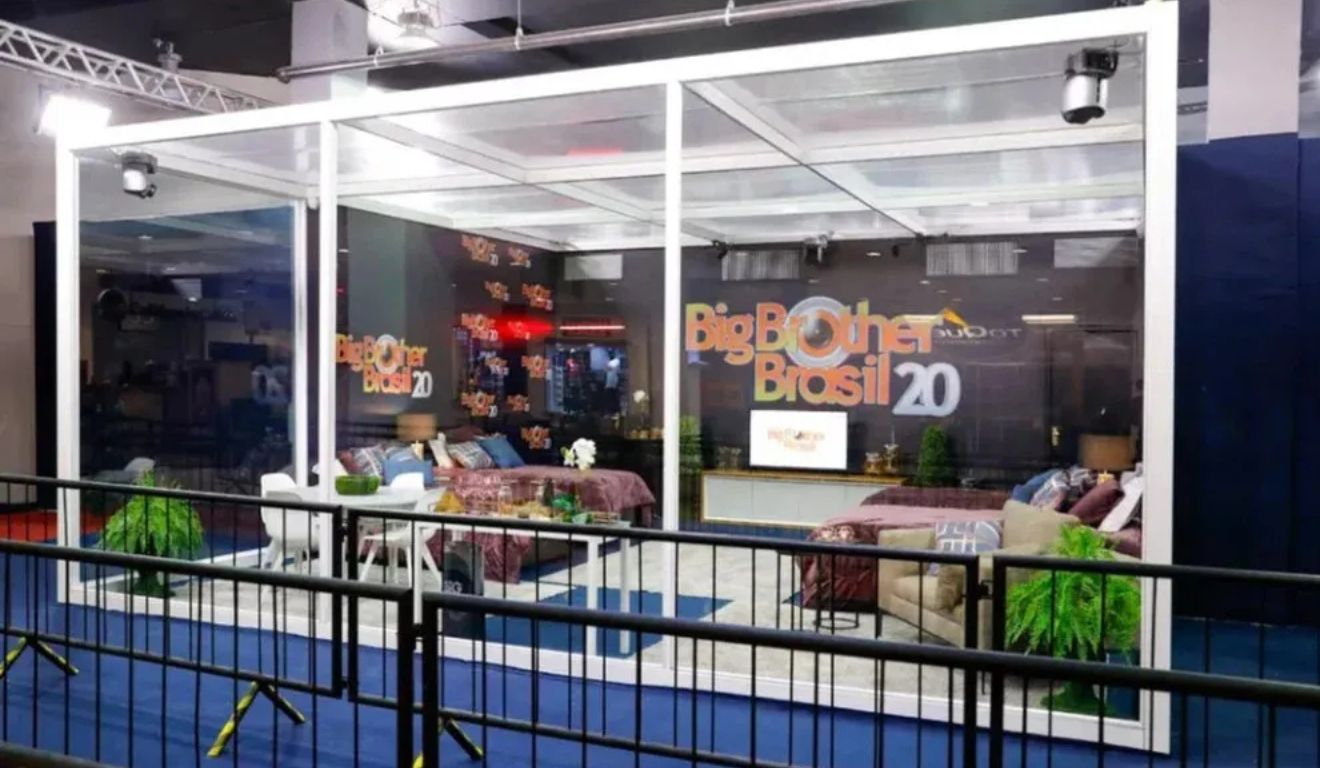 casa de vidro no BBB 20