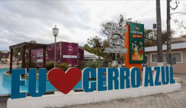 foto da cidade de cerro azul, no paraná