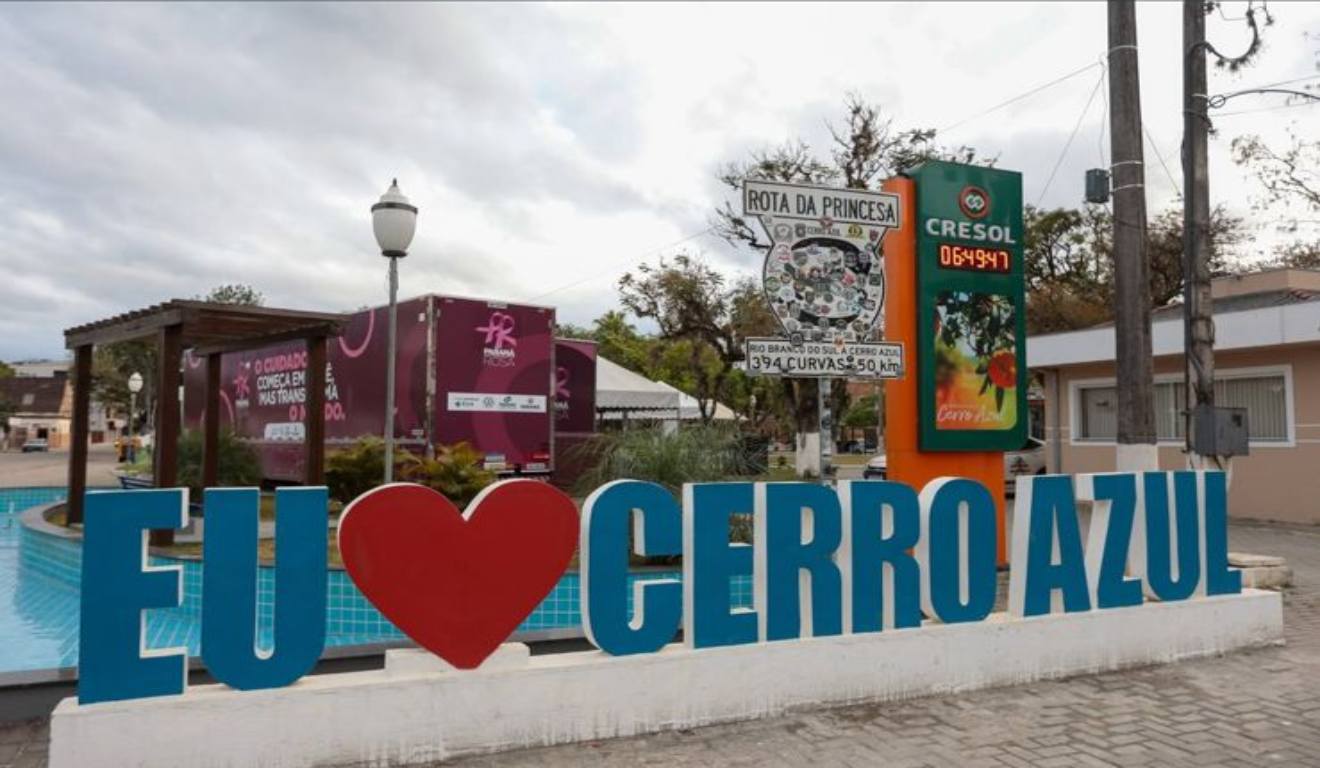 foto da cidade de cerro azul, no paraná