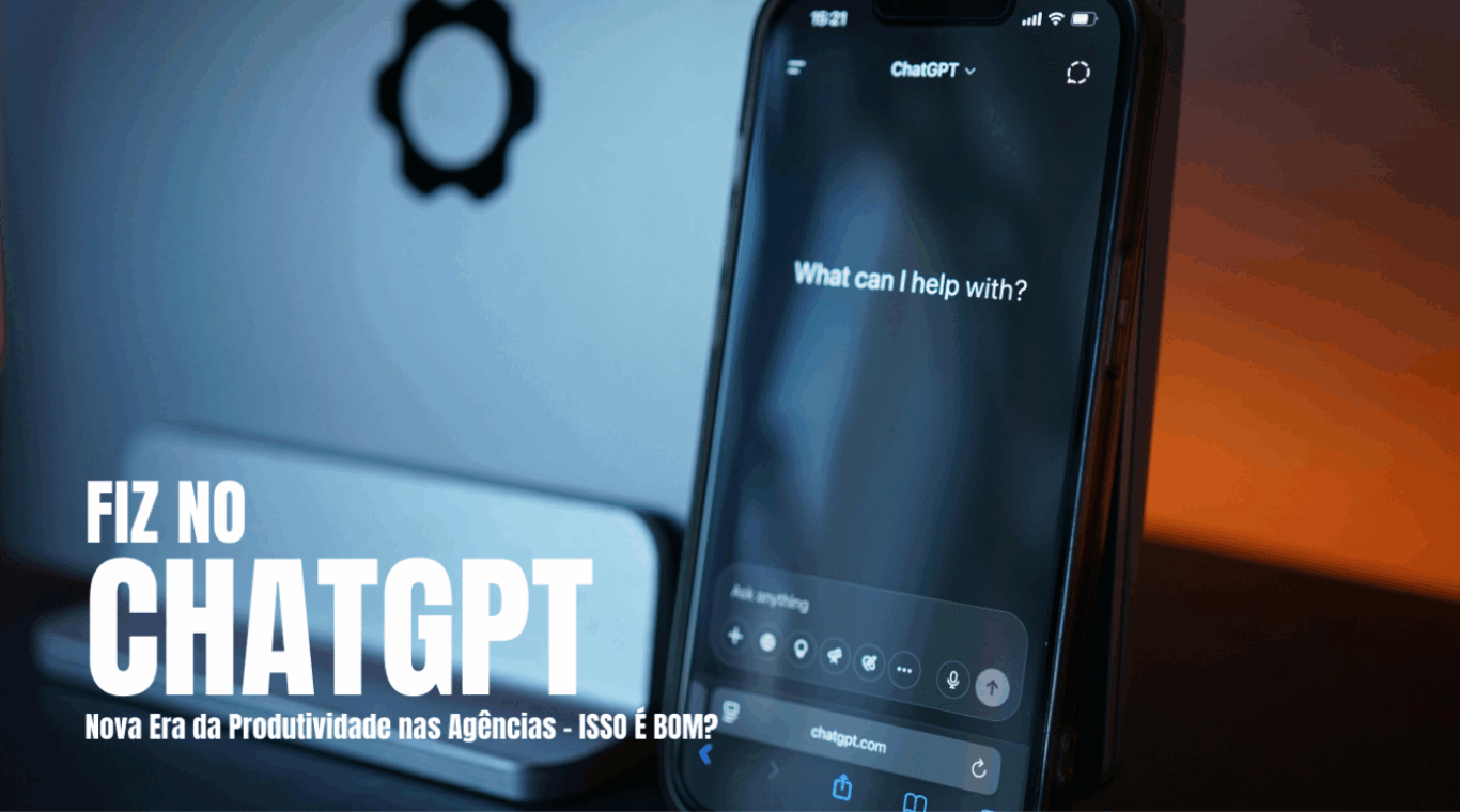 imagem ilustrativa de um celular para falar sobre o uso do chatgpt no marketing