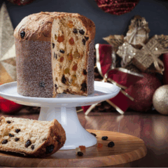 Imagem ilustrativa de um panetone, que pode ser feito em casa para o Natal.