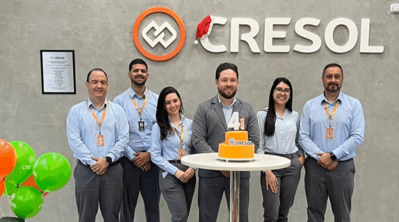 Celebração do aniversário da agência da Cresol de Assis Chateaubriand