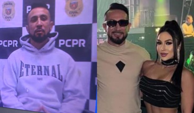 colagem com fotos de Renan Walflor e Kauany Tonndorf