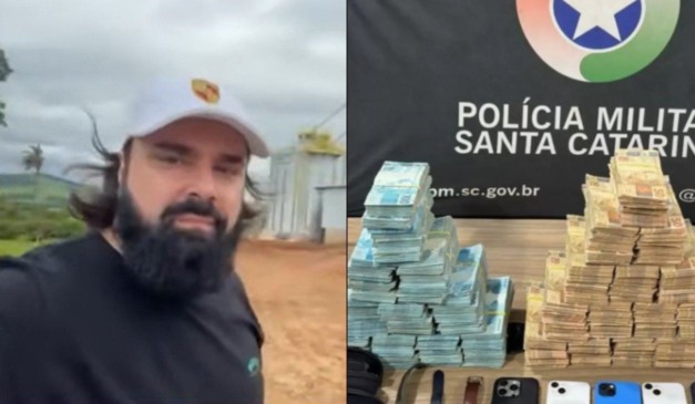 Montagem com duas fotos do empresário José Oswaldo Dell’Agnolo