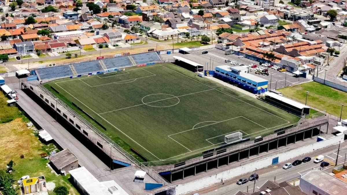 Estádio do Pinhão, casa do time São Joseense, que disputará o Campeonato Paranaense 2026.