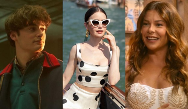 Colagem de séries que estreiam na Netflix.