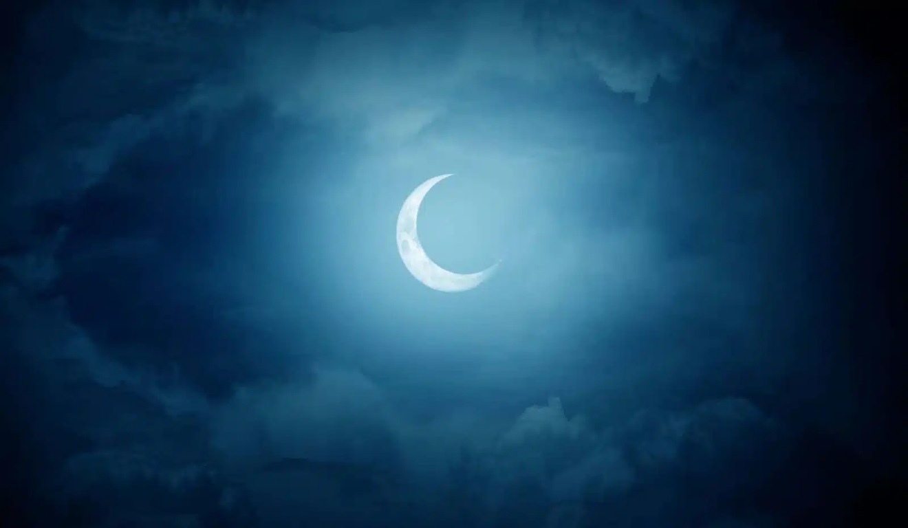 Imagem ilustrativa da lua minguante.