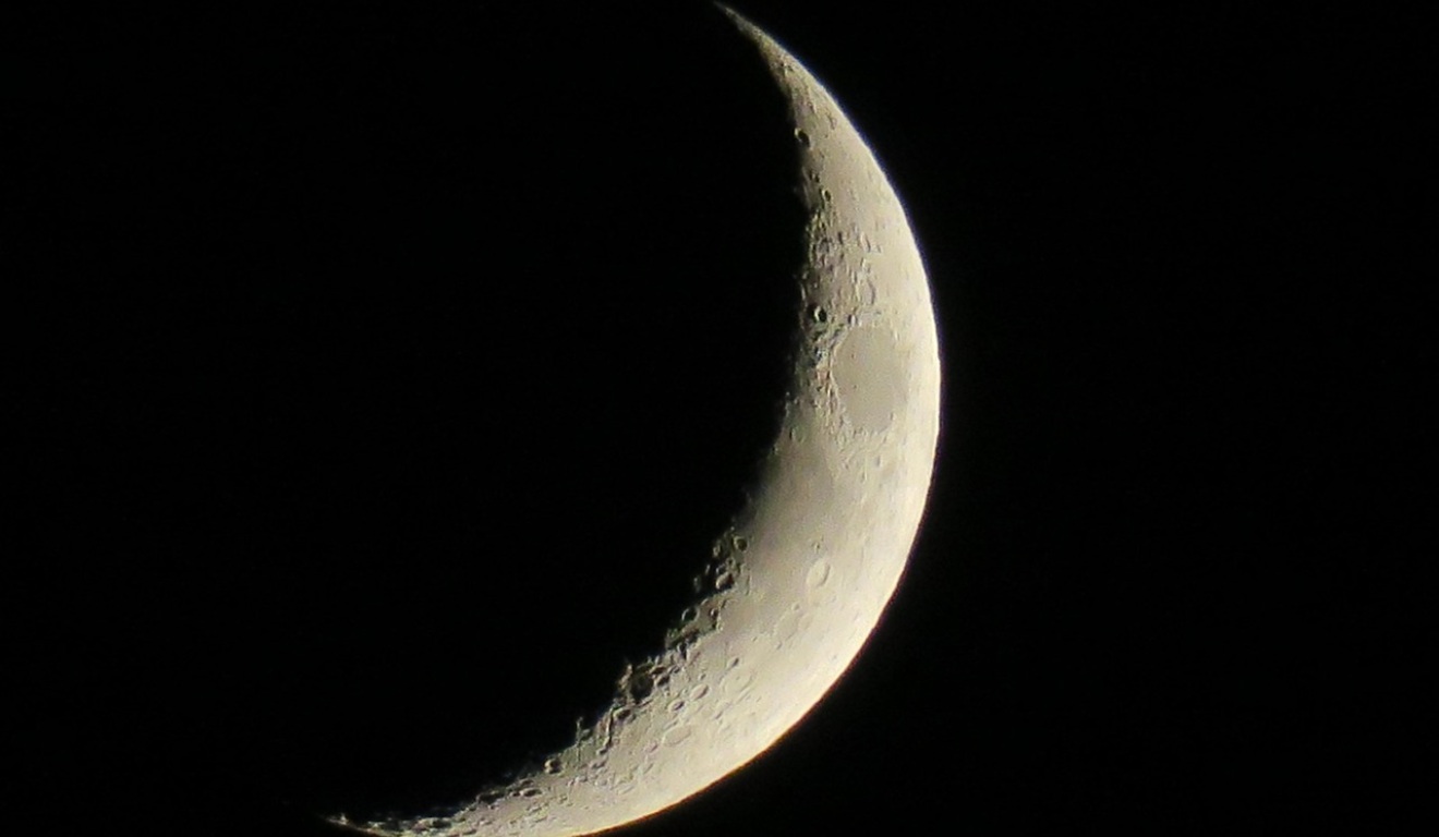 Imagem ilustrativa da lua minguante.