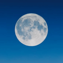 Imagem ilustrativa da lua cheia.