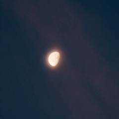 Imagem ilustrativa da lua minguante.