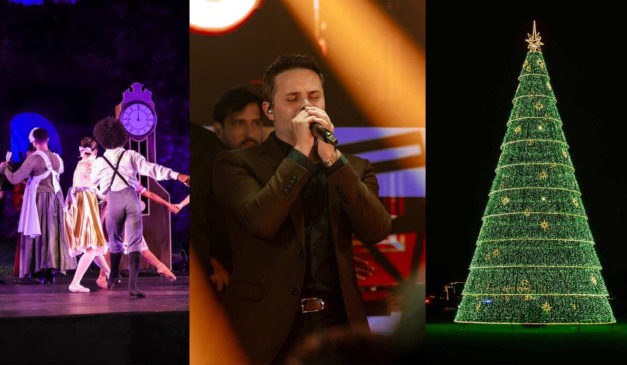 Colagem com atrações.