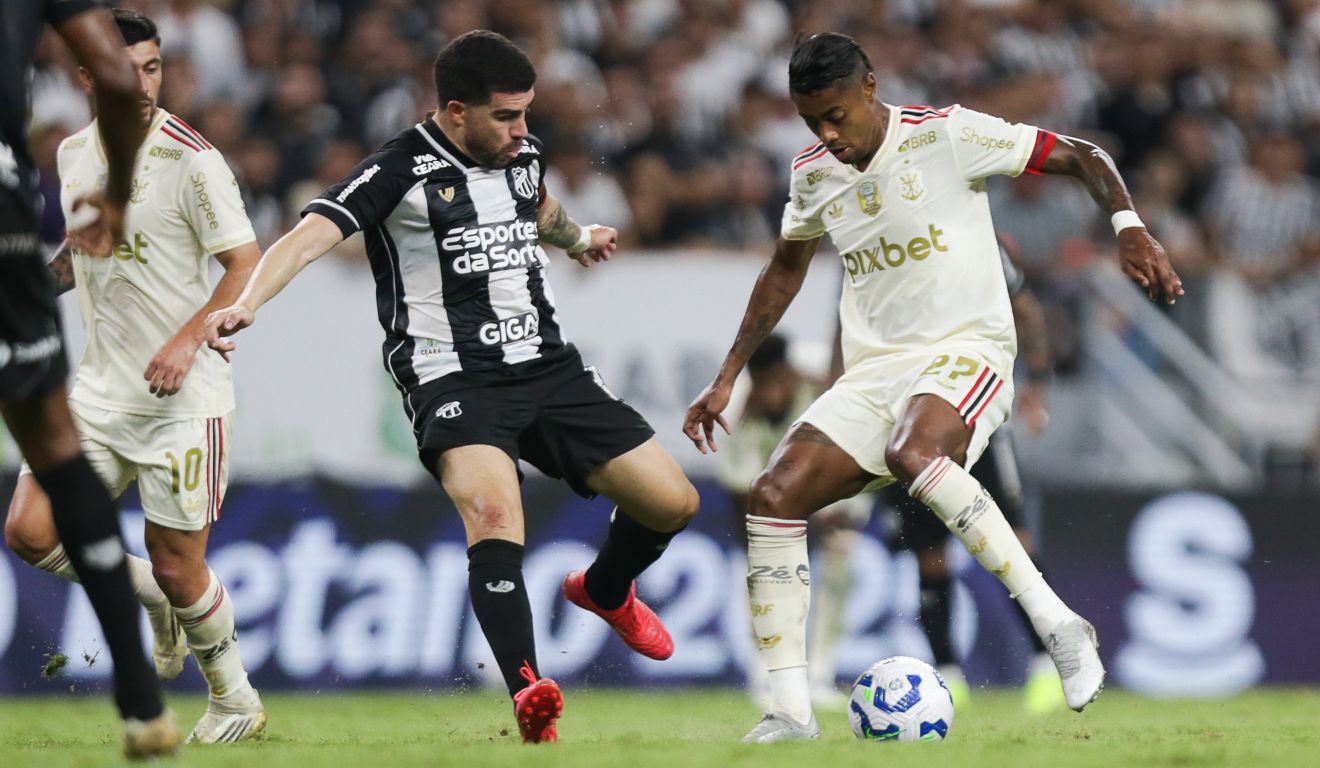 No primeiro turno Ceará e Flamengo empataram em 1x1. (Foto: Gilvan de Souza/Flamengo)