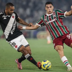 No jogo de ida da semifinal o Vasco venceu o Fluminense por 2x1.