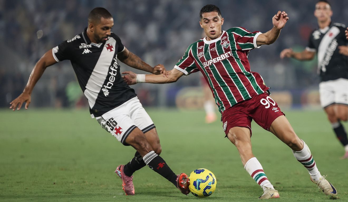 No jogo de ida da semifinal o Vasco venceu o Fluminense por 2x1.