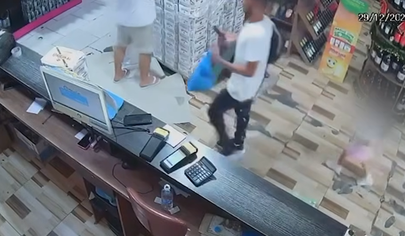 furto celular em frente a filha RMC