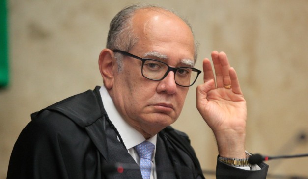Ministro do Supremo Tribunal Federal Gilmar Mendes durante sessão no STF