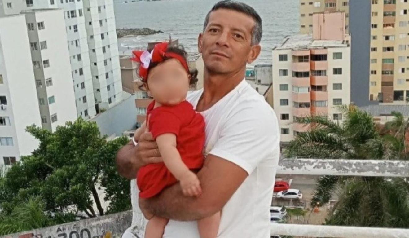 foto de Vilmar de Oliveira, de 44 anos, morto após ser atropelado por trator