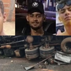 Irm&atilde;os que morreram esmagados em acidente